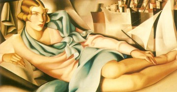 retrato de arlette boucard 1928 contemporánea Tamara de Lempicka Pinturas al óleo
